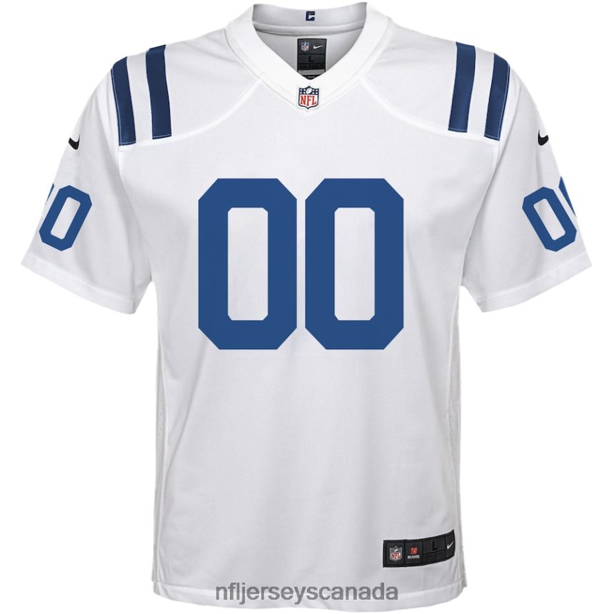 Youth Nike Indianapolis Colts White Custom Game Jersey Clothing NFL TBXFR63580