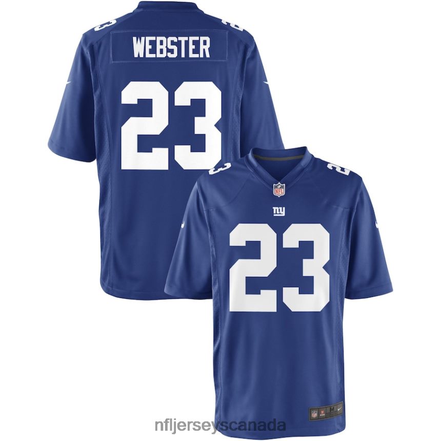 Youth Nike New York Giants Corey Webster Team Color Game Jersey Clothing NFL TBXFR64560