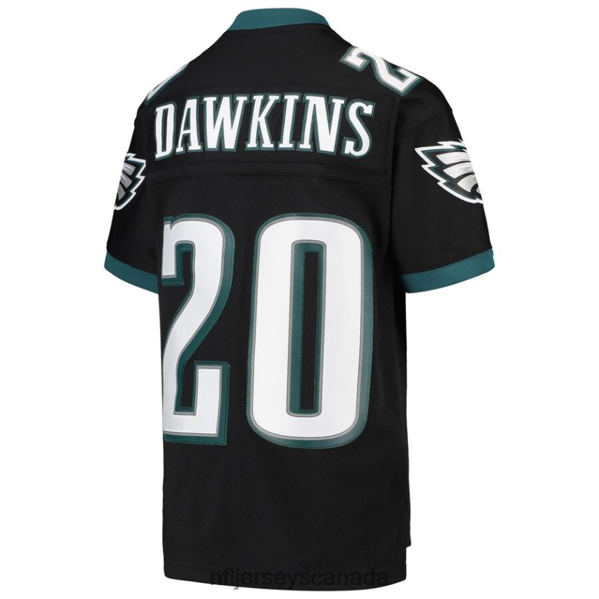 Youth Philadelphia Eagles Brian Dawkins Mitchell  Ness Black 2004 Legacy Retired Player Jersey Clothing NFL TBXFR6478