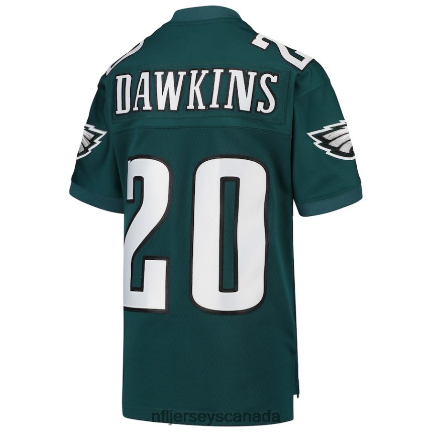 Youth Philadelphia Eagles Brian Dawkins Mitchell  Ness Midnight Green 2004 Legacy Retired Player Jersey Clothing NFL TBXFR61724