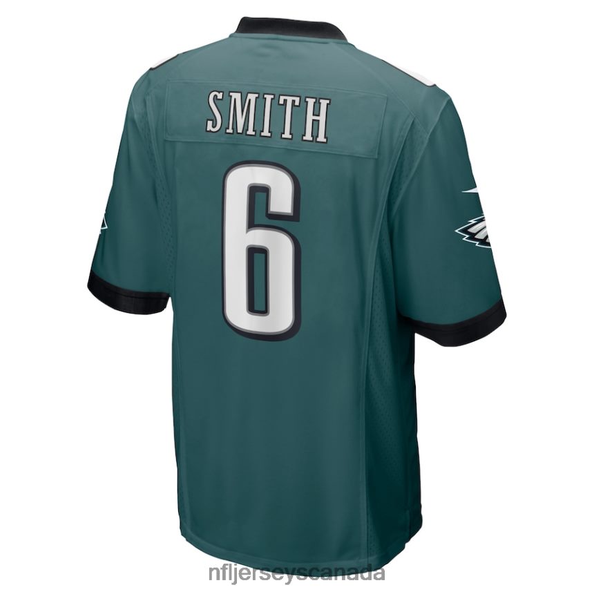 Youth Philadelphia Eagles DeVonta Smith Nike Midnight Green Game Jersey Clothing NFL TBXFR6263