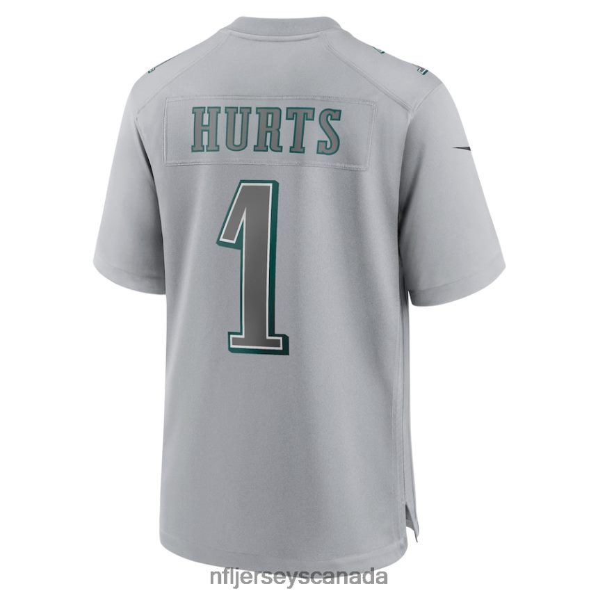 Youth Philadelphia Eagles Jalen Hurts Nike Gray Super Bowl LVII Patch Atmosphere Fashion Game Jersey Clothing NFL TBXFR6203