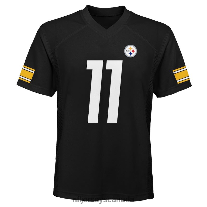 Youth Pittsburgh Steelers Chase Claypool Black Replica Player Jersey Clothing NFL TBXFR62783
