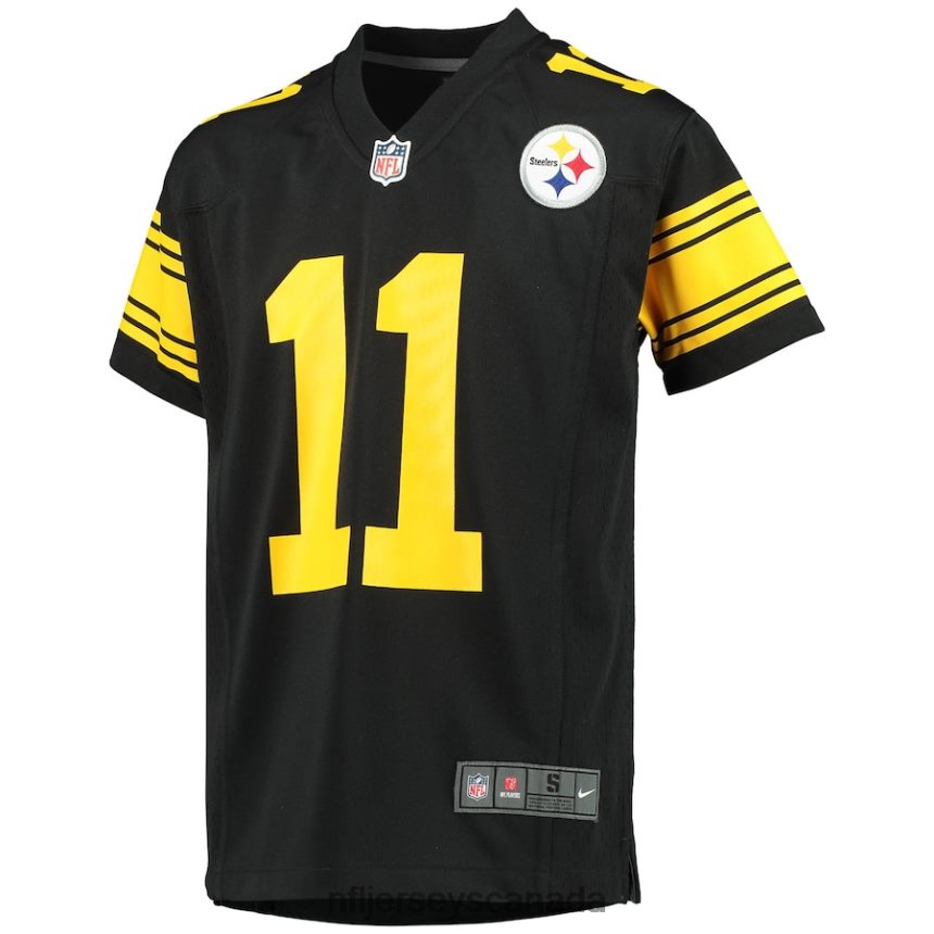 Youth Pittsburgh Steelers Chase Claypool Nike Black Alternate Player Game Jersey Clothing NFL TBXFR62554