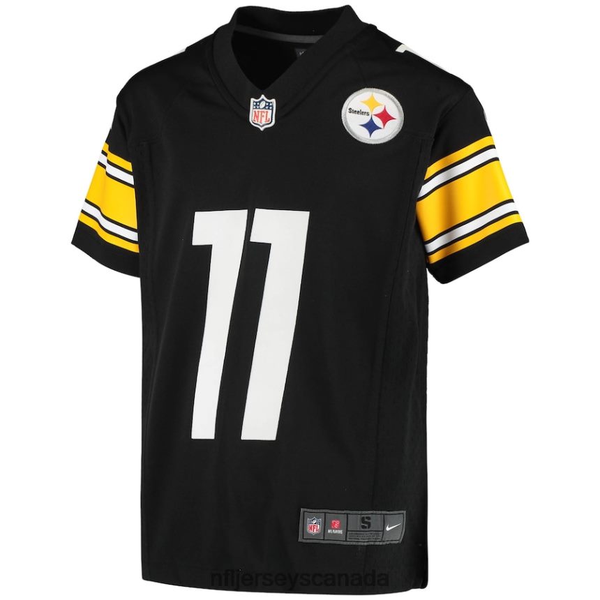 Youth Pittsburgh Steelers Chase Claypool Nike Black Game Jersey Clothing NFL TBXFR62063