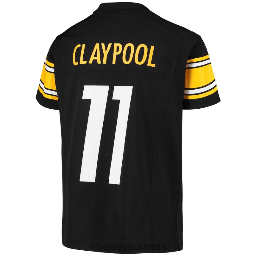 Youth Pittsburgh Steelers Chase Claypool Nike Black Game Jersey Clothing NFL TBXFR62063