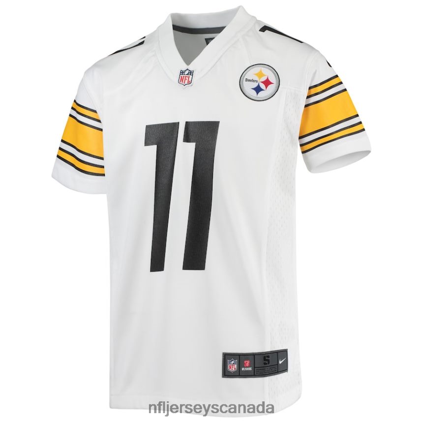 Youth Pittsburgh Steelers Chase Claypool Nike White Game Jersey Clothing NFL TBXFR62787