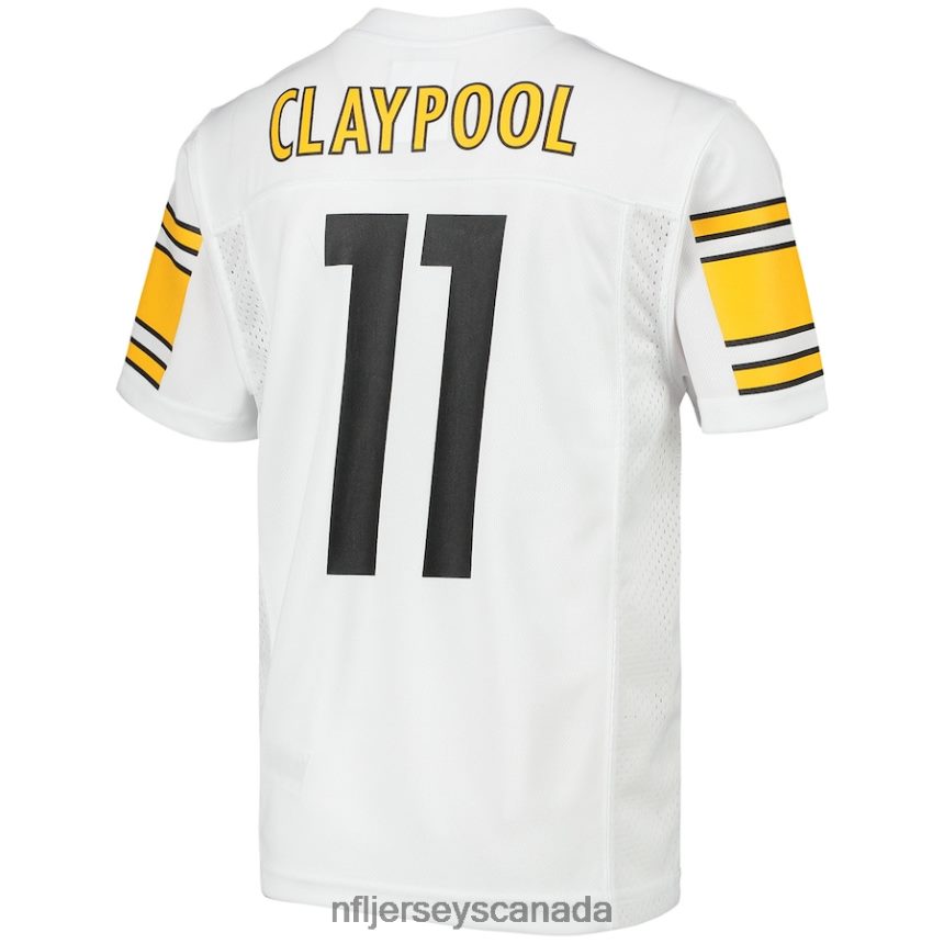 Youth Pittsburgh Steelers Chase Claypool White Replica Player Jersey Clothing NFL TBXFR62590
