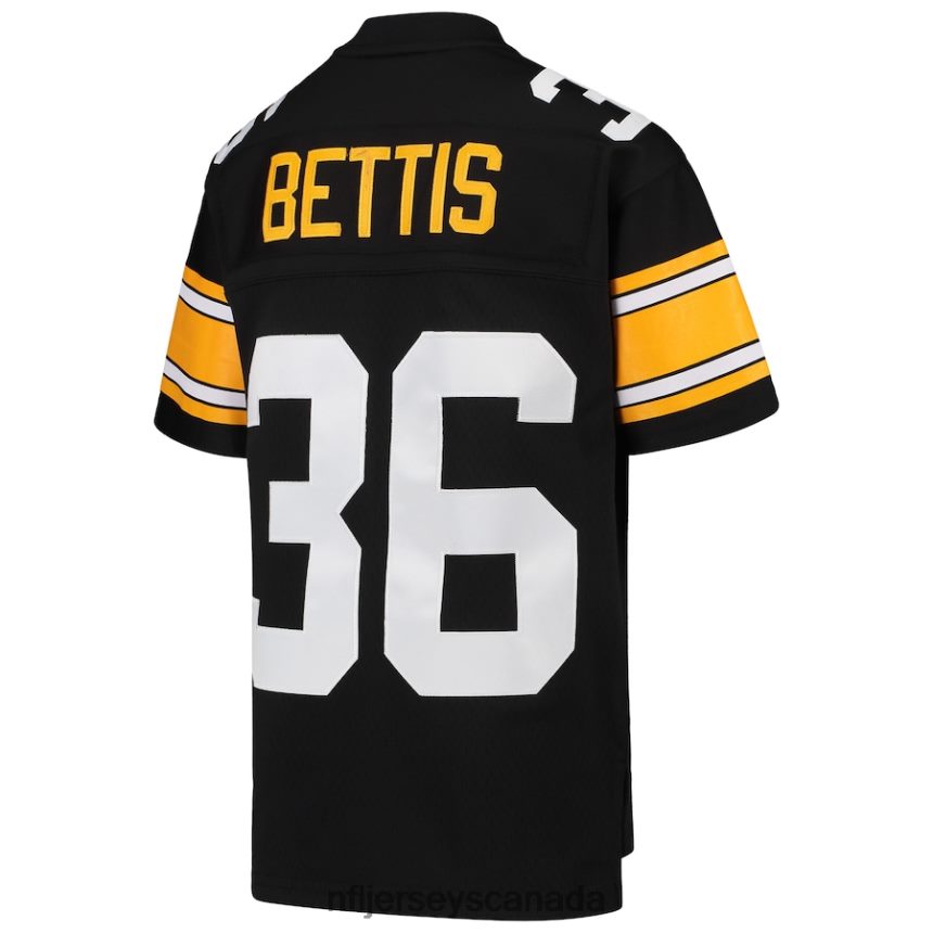 Youth Pittsburgh Steelers Jerome Bettis Mitchell  Ness Black 1996 Legacy Retired Player Jersey Clothing NFL TBXFR61425