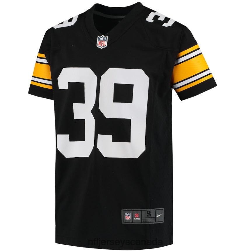 Youth Pittsburgh Steelers Minkah Fitzpatrick Nike Black Alternate Game Jersey Clothing NFL TBXFR6851