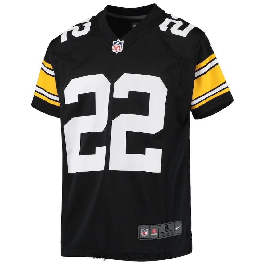 Youth Pittsburgh Steelers Najee Harris Nike Black Alternate Game Jersey Clothing NFL TBXFR6993