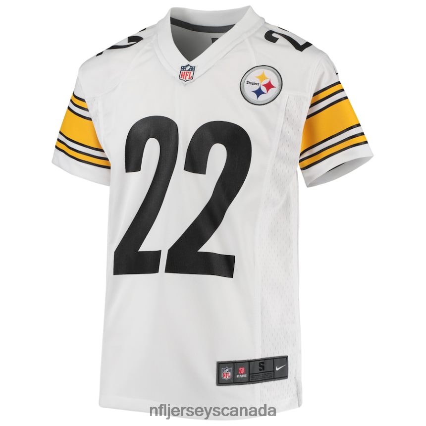 Youth Pittsburgh Steelers Najee Harris Nike White Game Jersey Clothing NFL TBXFR61583