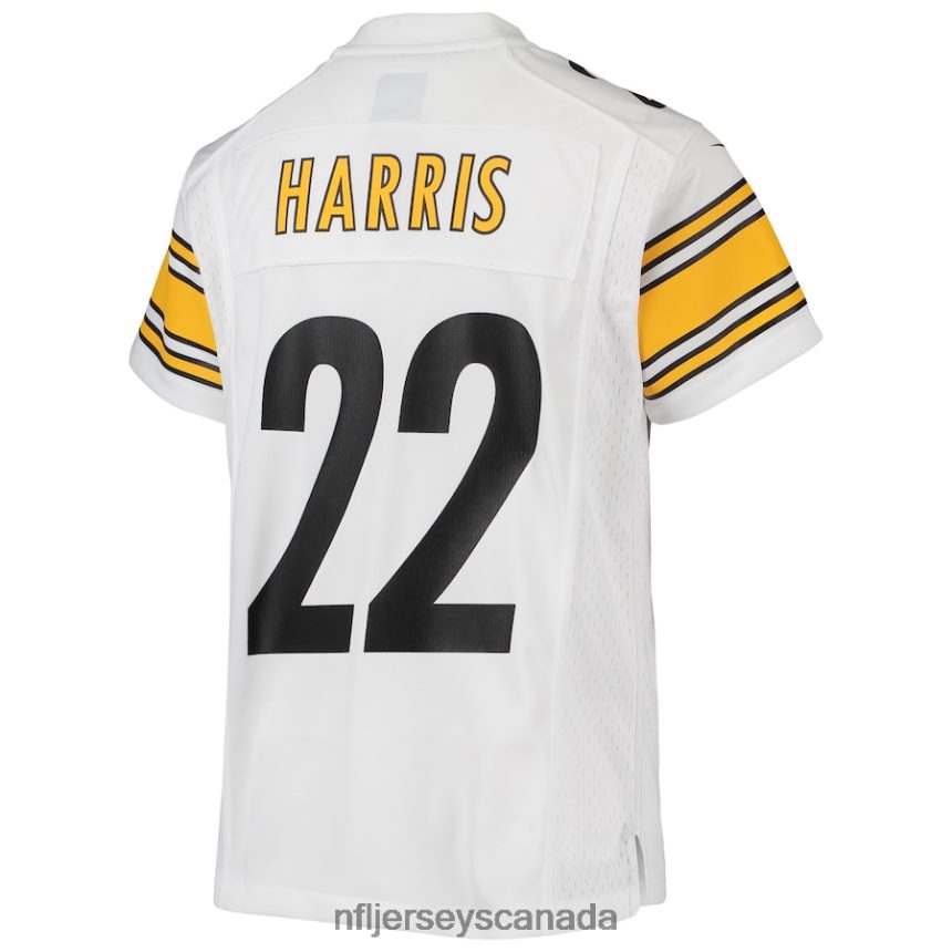 Youth Pittsburgh Steelers Najee Harris Nike White Game Jersey Clothing NFL TBXFR61583