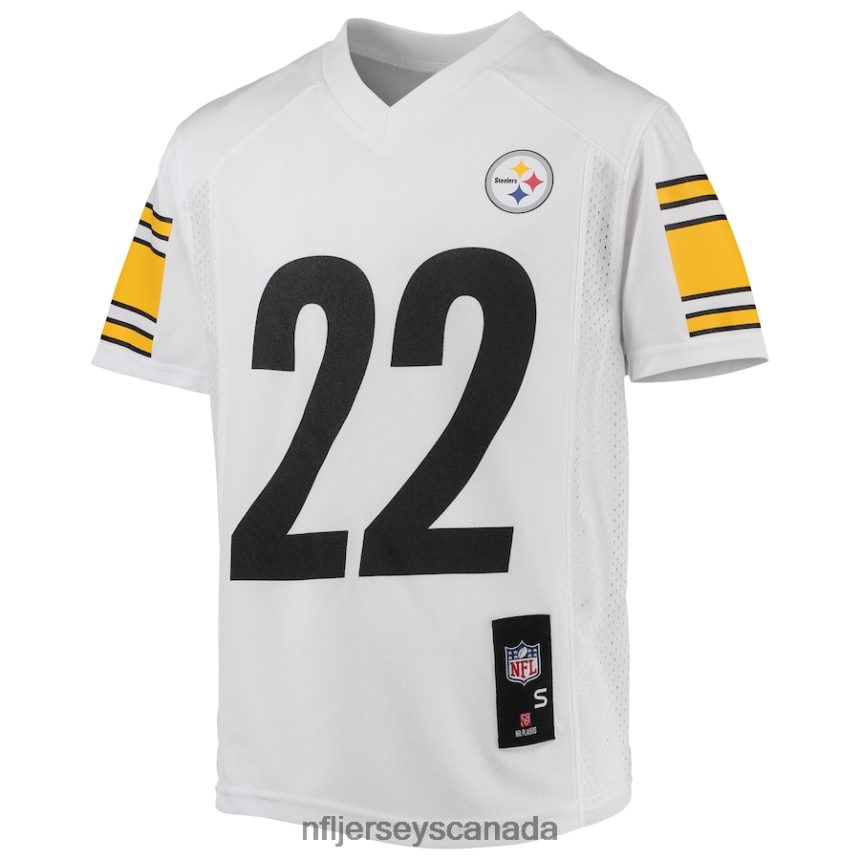 Youth Pittsburgh Steelers Najee Harris White Replica Player Jersey Clothing NFL TBXFR62246