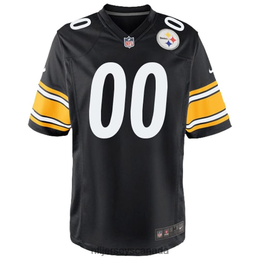 Youth Pittsburgh Steelers Nike Black Custom Game Jersey Clothing NFL TBXFR6275