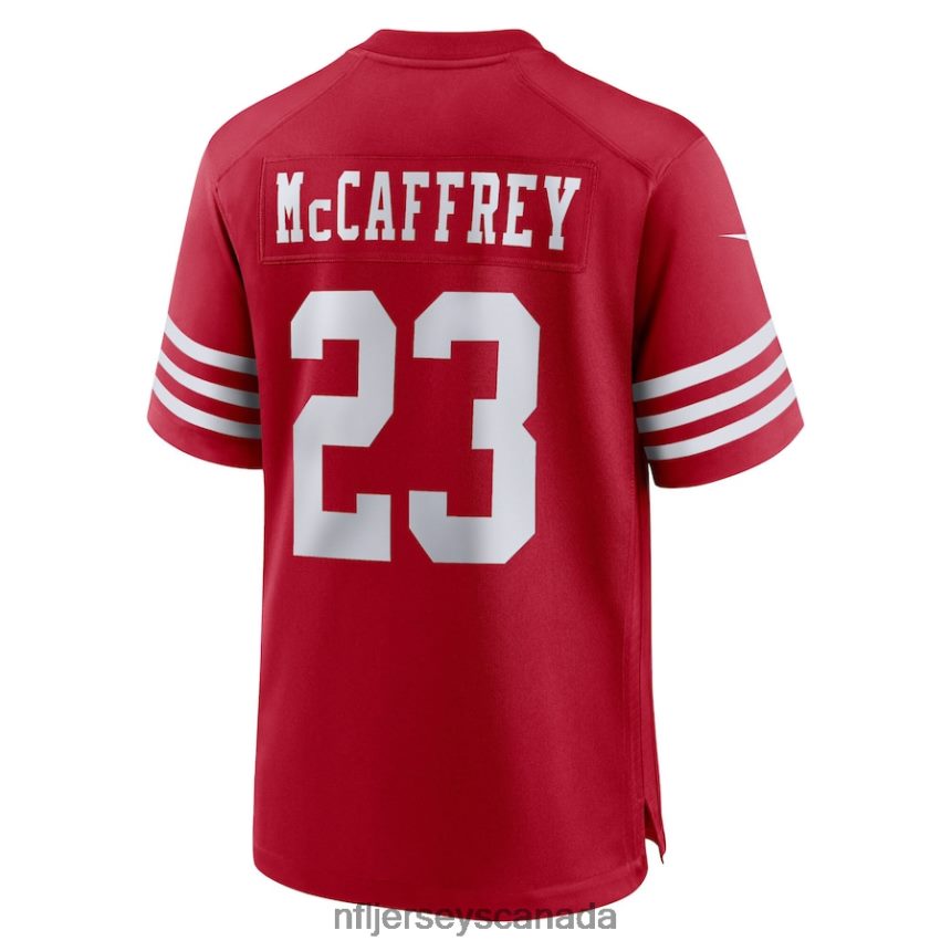 Youth San Francisco 49ers Christian McCaffrey Nike Scarlet Game Jersey Clothing NFL TBXFR644