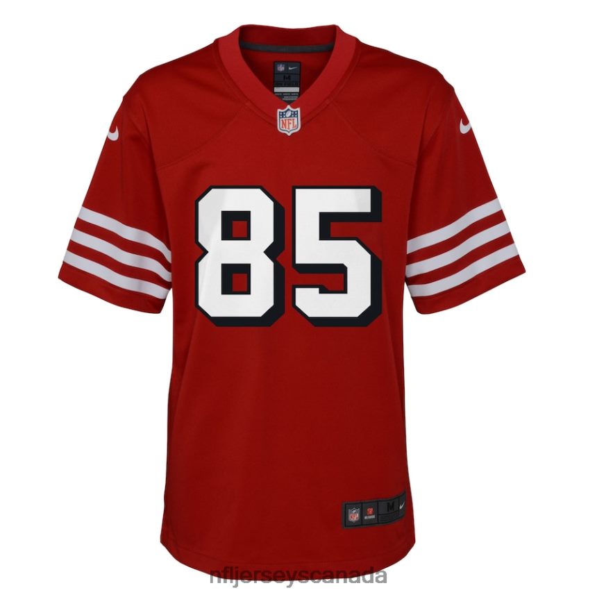 Youth San Francisco 49ers George Kittle Nike Scarlet Alternate Game Jersey Clothing NFL TBXFR6372