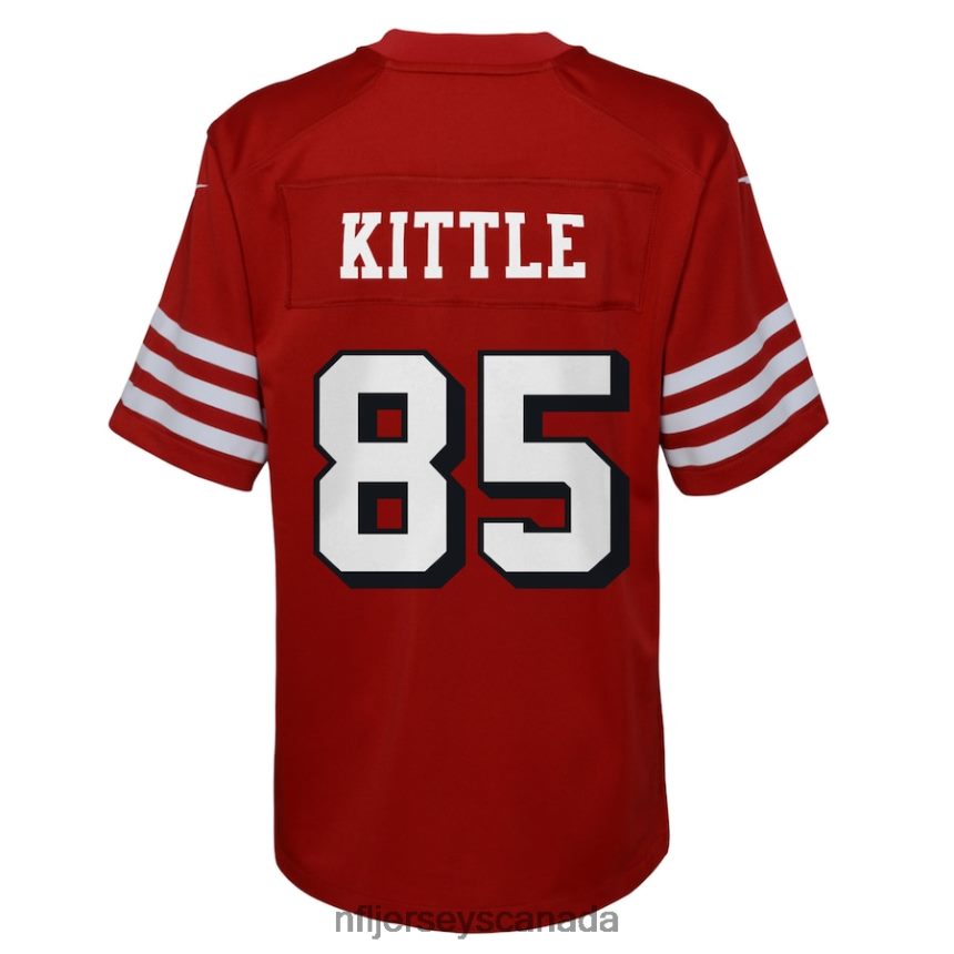 Youth San Francisco 49ers George Kittle Nike Scarlet Alternate Game Jersey Clothing NFL TBXFR6372