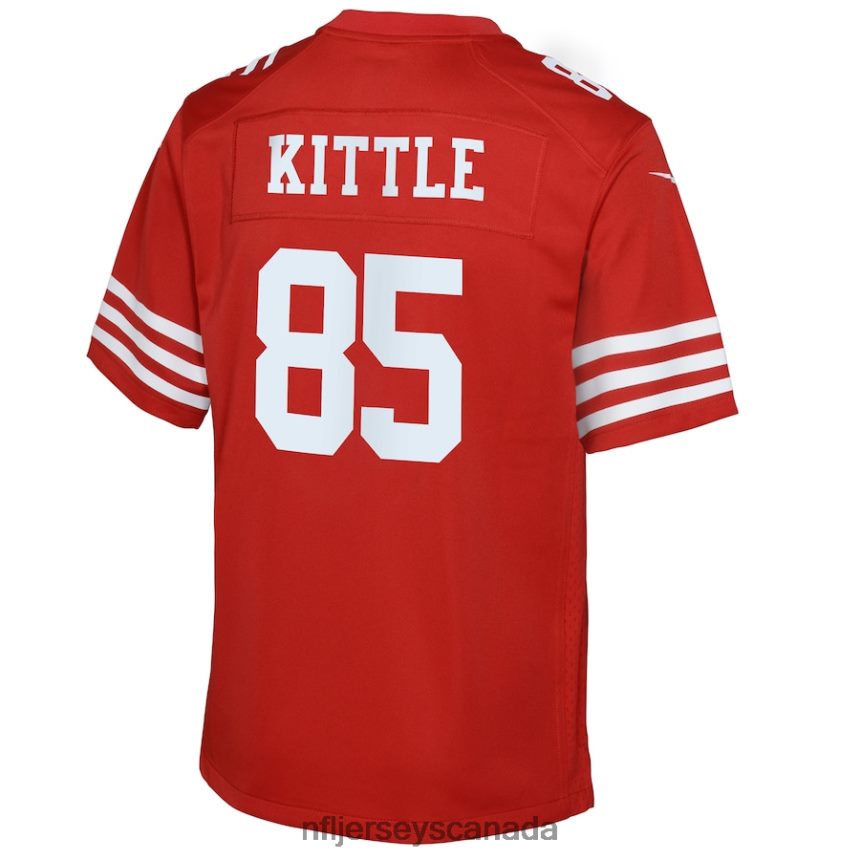 Youth San Francisco 49ers George Kittle Nike Scarlet Game Jersey Clothing NFL TBXFR61099