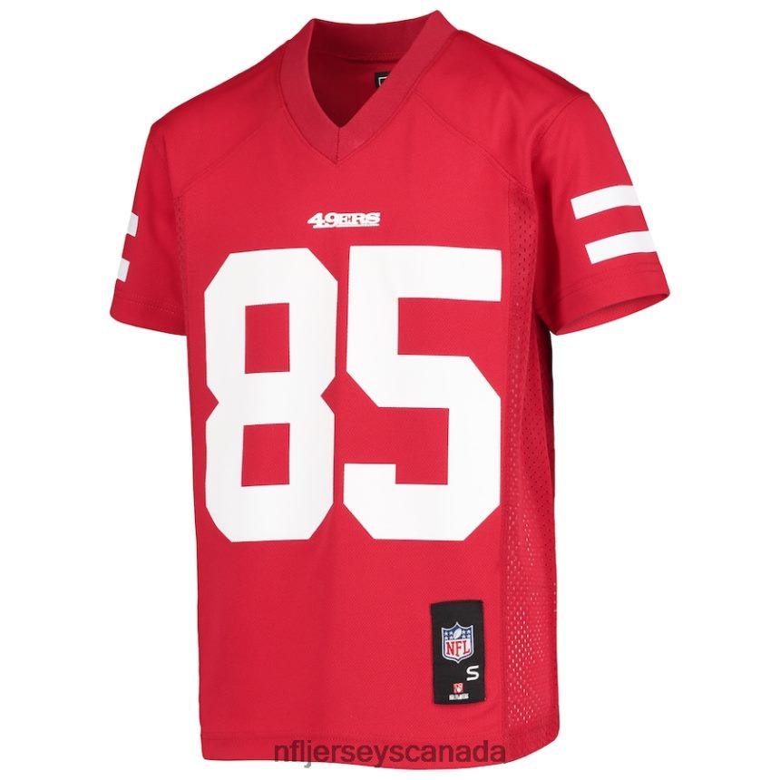 Youth San Francisco 49ers George Kittle Scarlet Replica Player Jersey Clothing NFL TBXFR6841