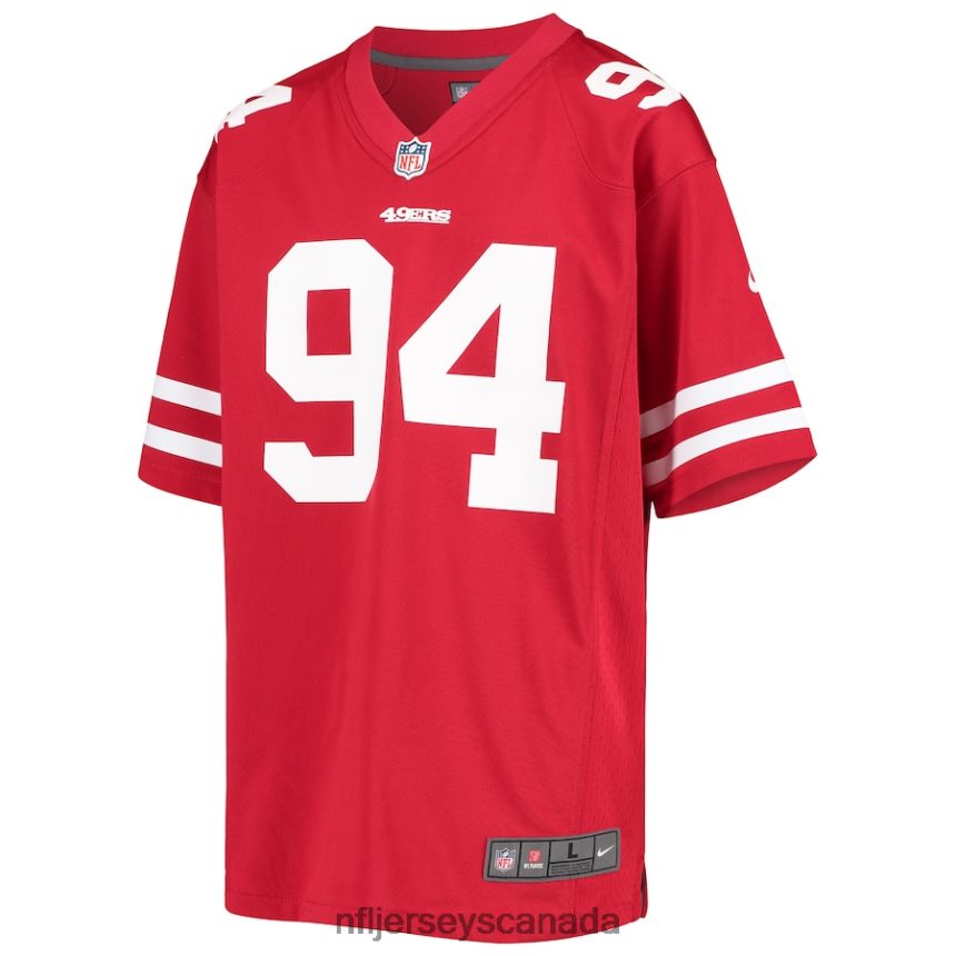 Youth San Francisco 49ers Solomon Thomas Nike Scarlet Game Player Jersey Clothing NFL TBXFR64720