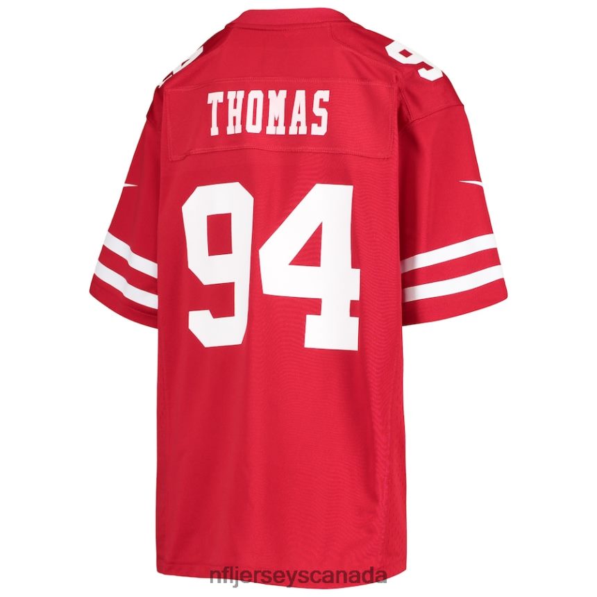 Youth San Francisco 49ers Solomon Thomas Nike Scarlet Game Player Jersey Clothing NFL TBXFR64720