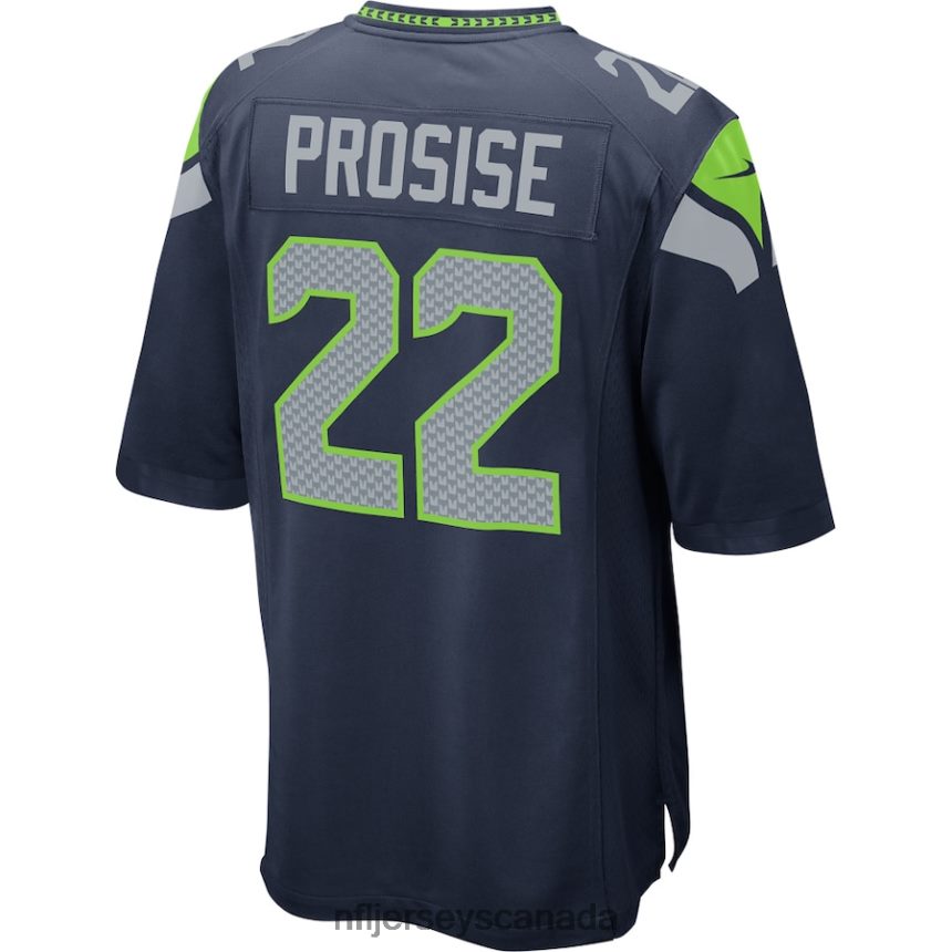 Youth Seattle Seahawks CJ Prosise Nike College Navy Game Jersey Clothing NFL TBXFR64057