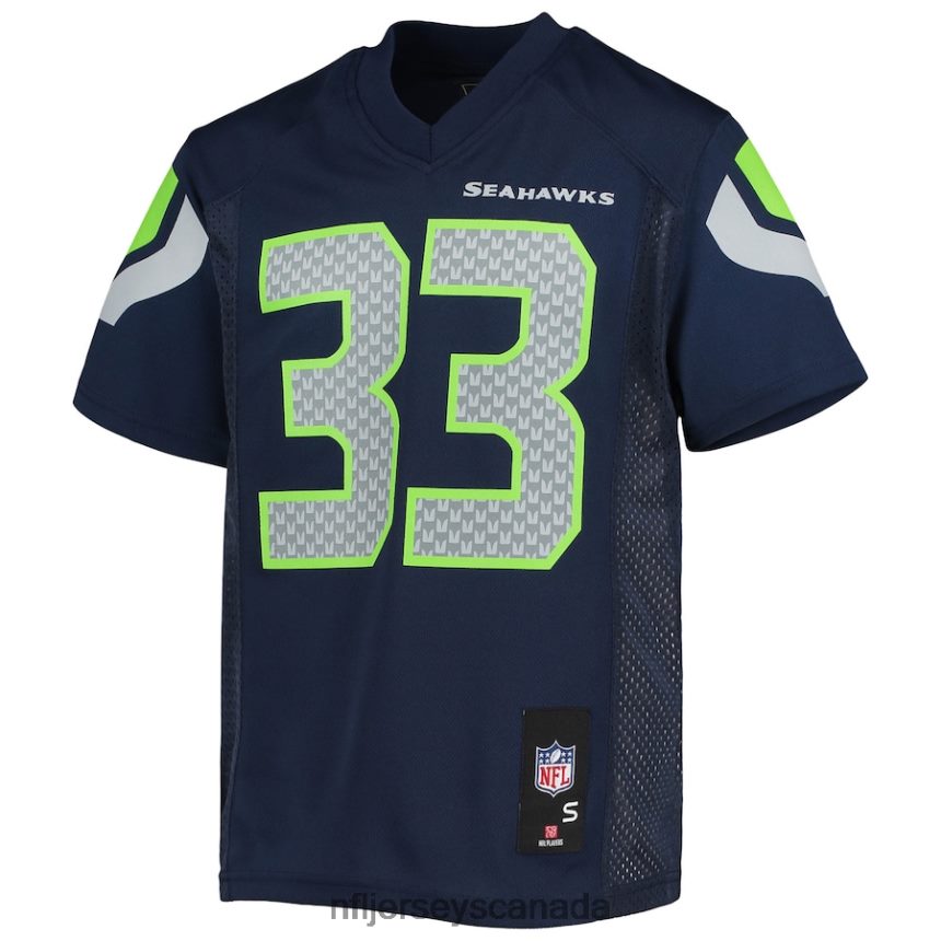 Youth Seattle Seahawks Jamal Adams College Navy Replica Player Jersey Clothing NFL TBXFR64871