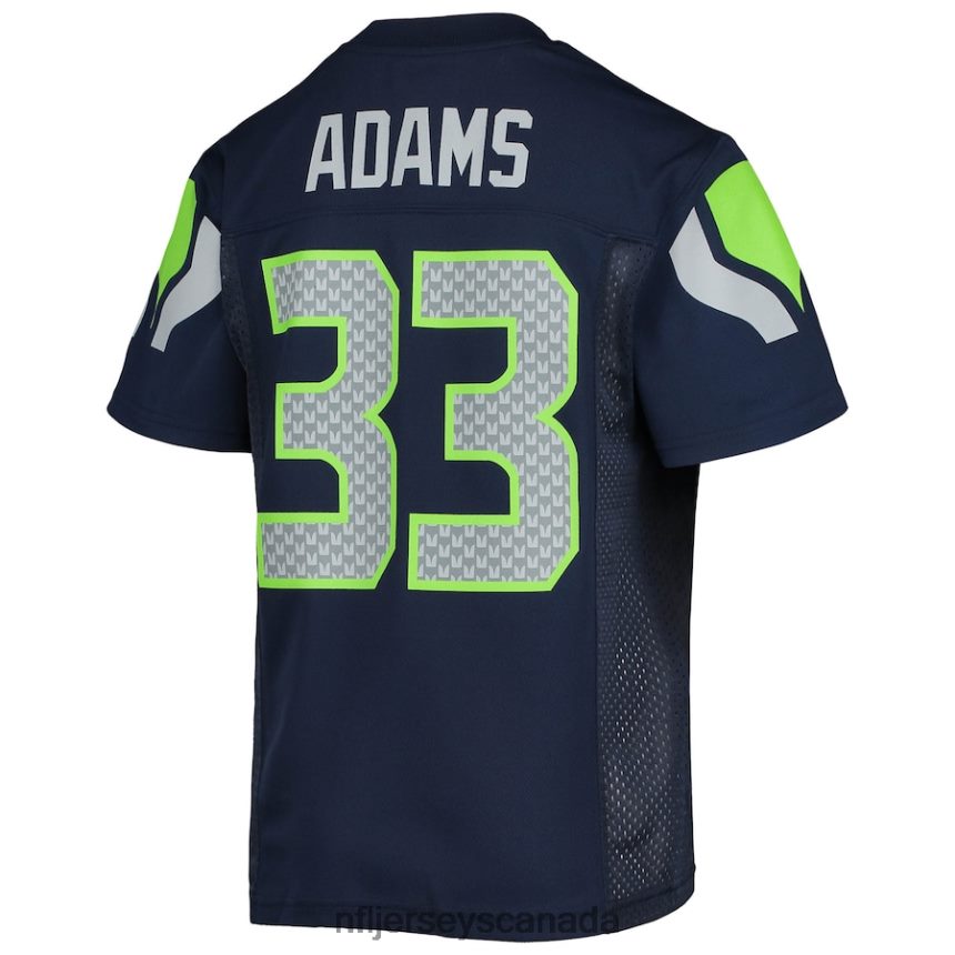 Youth Seattle Seahawks Jamal Adams College Navy Replica Player Jersey Clothing NFL TBXFR64871