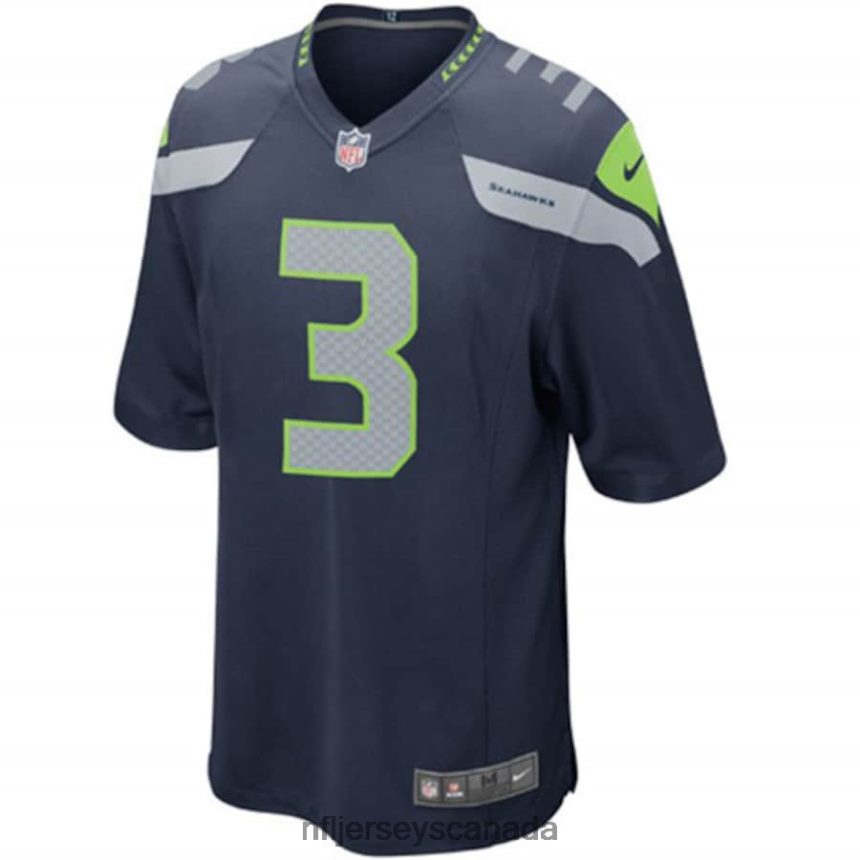 Youth Seattle Seahawks Russell Wilson Nike College Navy Team Color Game Jersey Clothing NFL TBXFR6809
