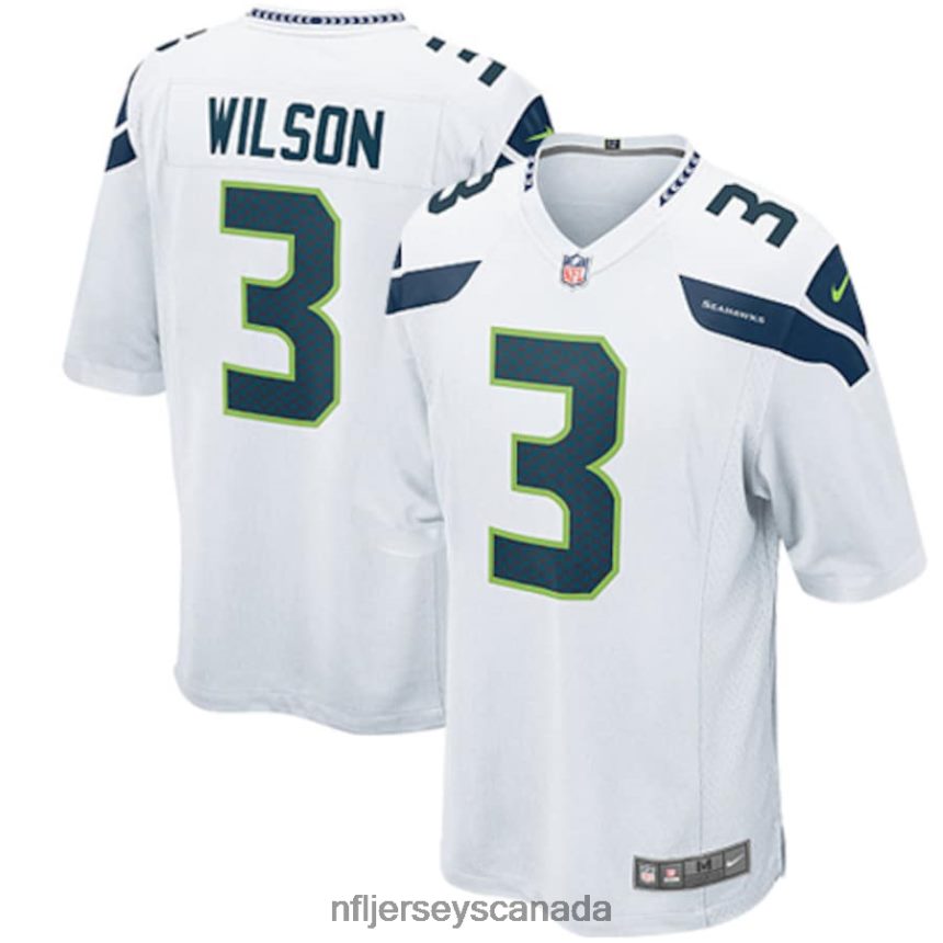 Youth Seattle Seahawks Russell Wilson Nike White Game Jersey Clothing NFL TBXFR62416