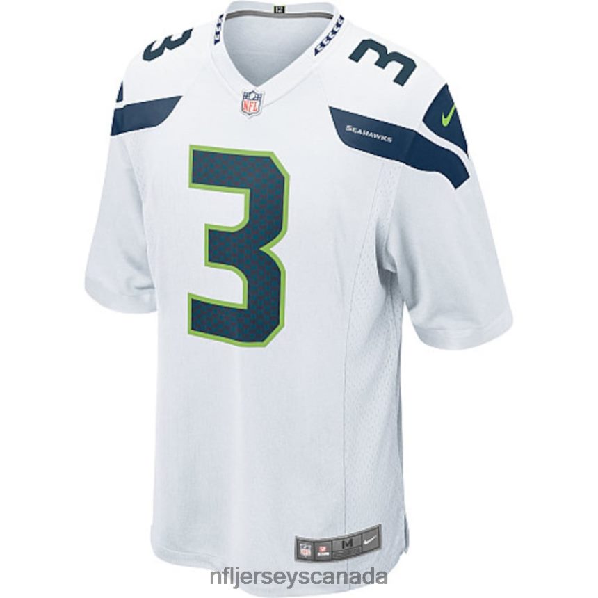 Youth Seattle Seahawks Russell Wilson Nike White Game Jersey Clothing NFL TBXFR62416