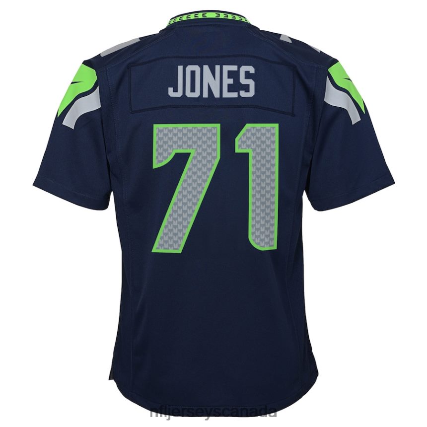 Youth Seattle Seahawks Walter Jones Nike Navy Blue Retired Game Jersey Clothing NFL TBXFR62802