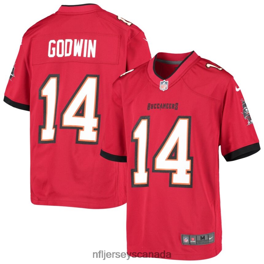 Youth Tampa Bay Buccaneers Chris Godwin Nike Red Team Game Jersey Clothing NFL TBXFR61838