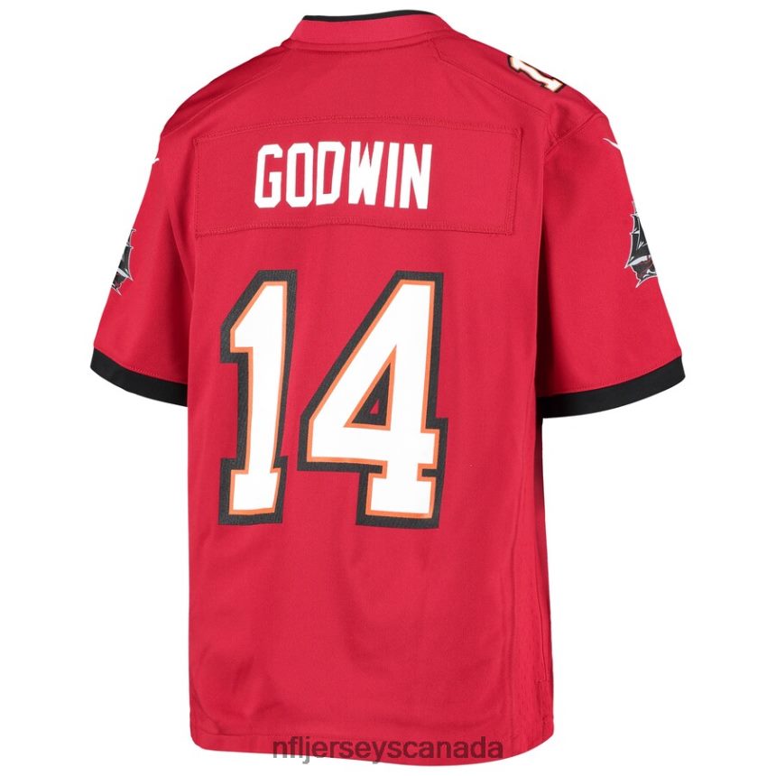 Youth Tampa Bay Buccaneers Chris Godwin Nike Red Team Game Jersey Clothing NFL TBXFR61838