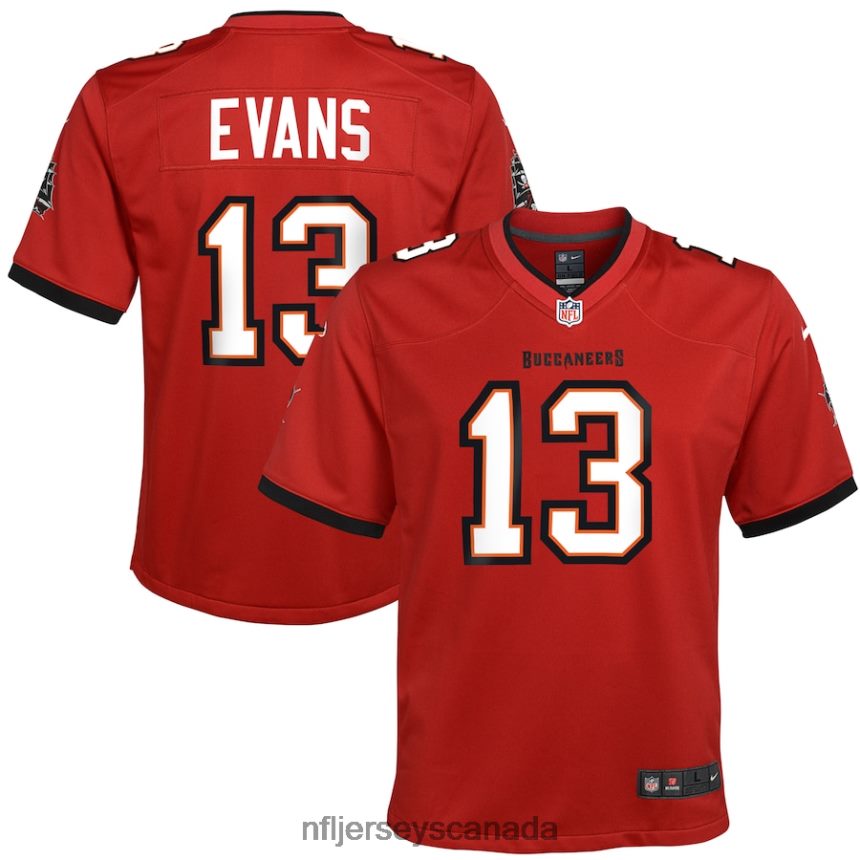 Youth Tampa Bay Buccaneers Mike Evans Nike Red Game Jersey Clothing NFL TBXFR64804