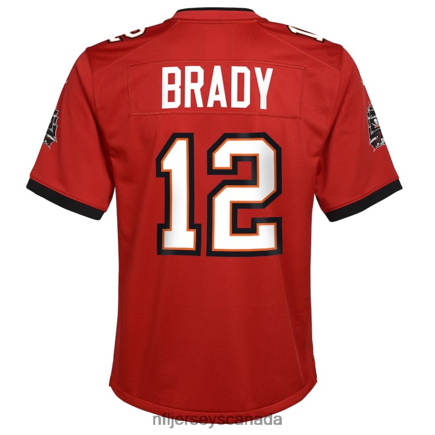 Youth Tampa Bay Buccaneers Tom Brady Nike Red Game Jersey Clothing NFL TBXFR6916