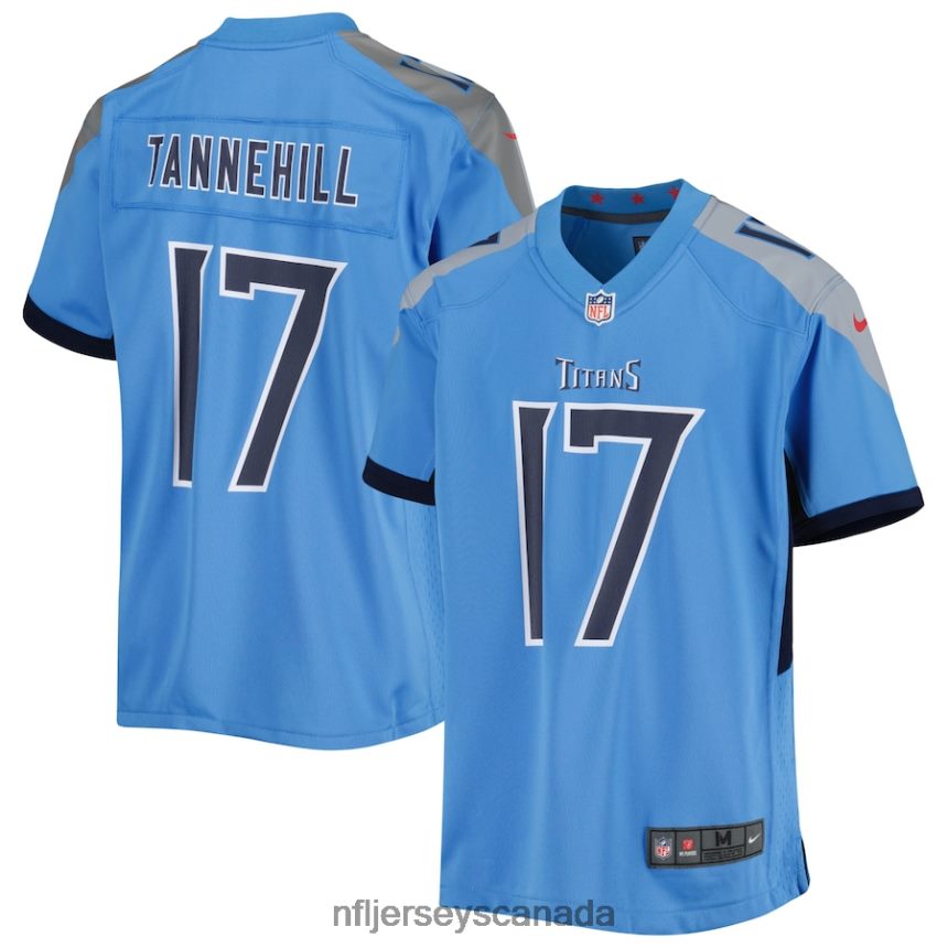 Youth Tennessee Titans Ryan Tannehill Nike Light Blue Game Jersey Clothing NFL TBXFR62656