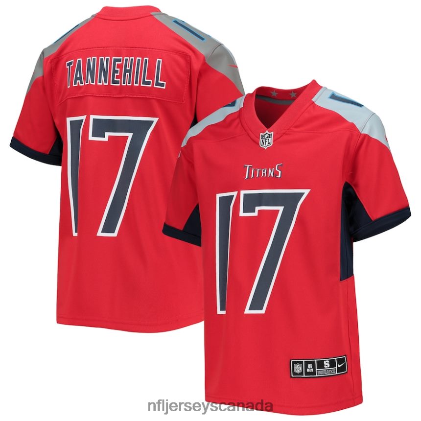 Youth Tennessee Titans Ryan Tannehill Nike Red Inverted Team Game Jersey Clothing NFL TBXFR63126