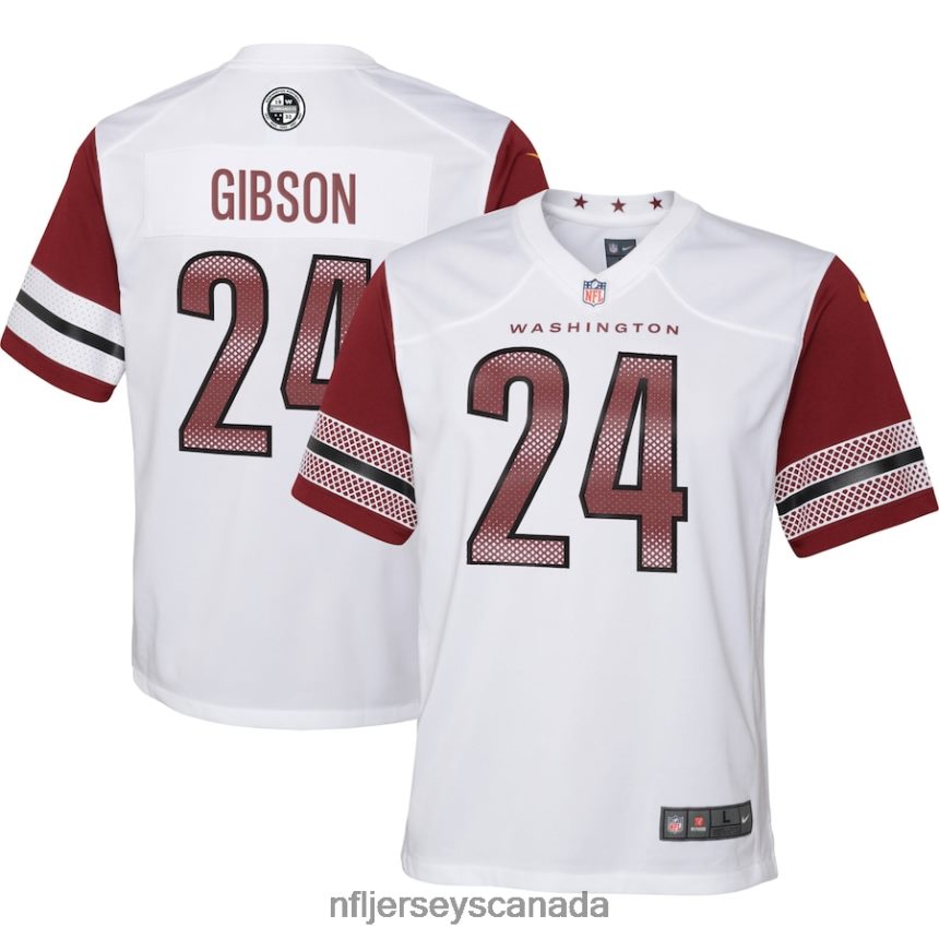 Youth Washington Commanders Antonio Gibson Nike White Game Jersey Clothing NFL TBXFR64689