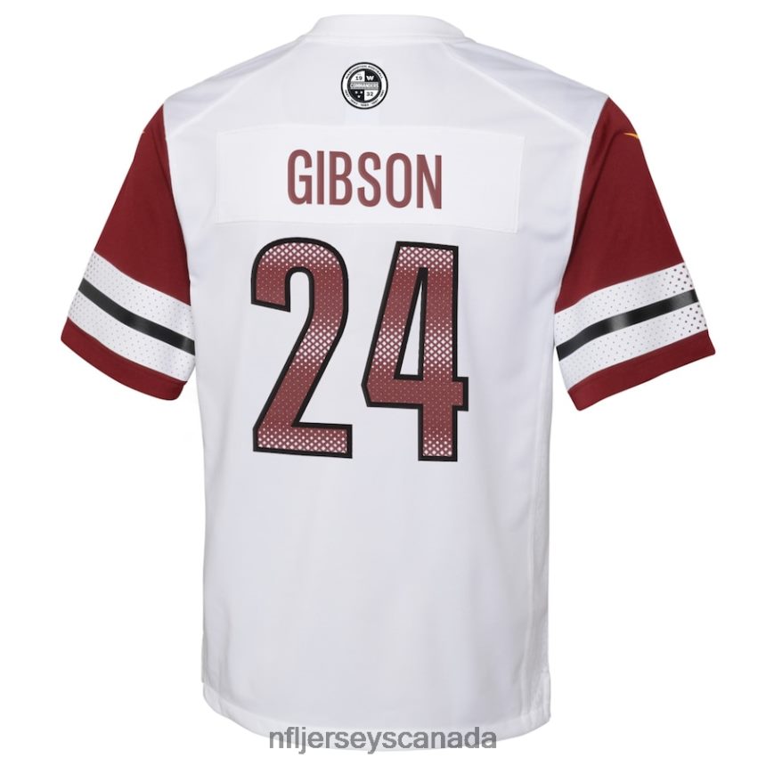 Youth Washington Commanders Antonio Gibson Nike White Game Jersey Clothing NFL TBXFR64689