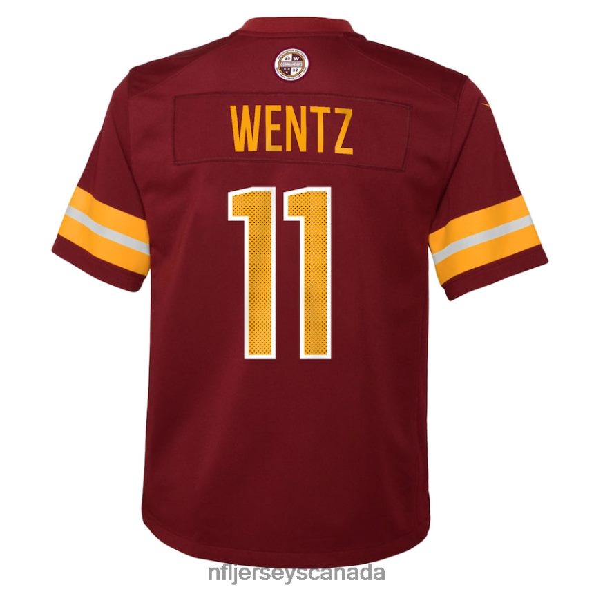 Youth Washington Commanders Carson Wentz Nike Burgundy Game Jersey Clothing NFL TBXFR62354