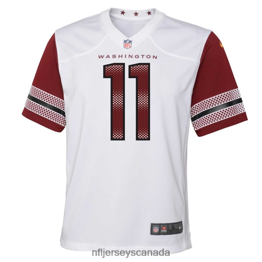 Youth Washington Commanders Carson Wentz Nike White Game Jersey Clothing NFL TBXFR64719