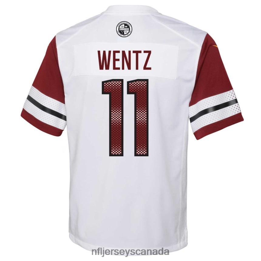Youth Washington Commanders Carson Wentz Nike White Game Jersey Clothing NFL TBXFR64719