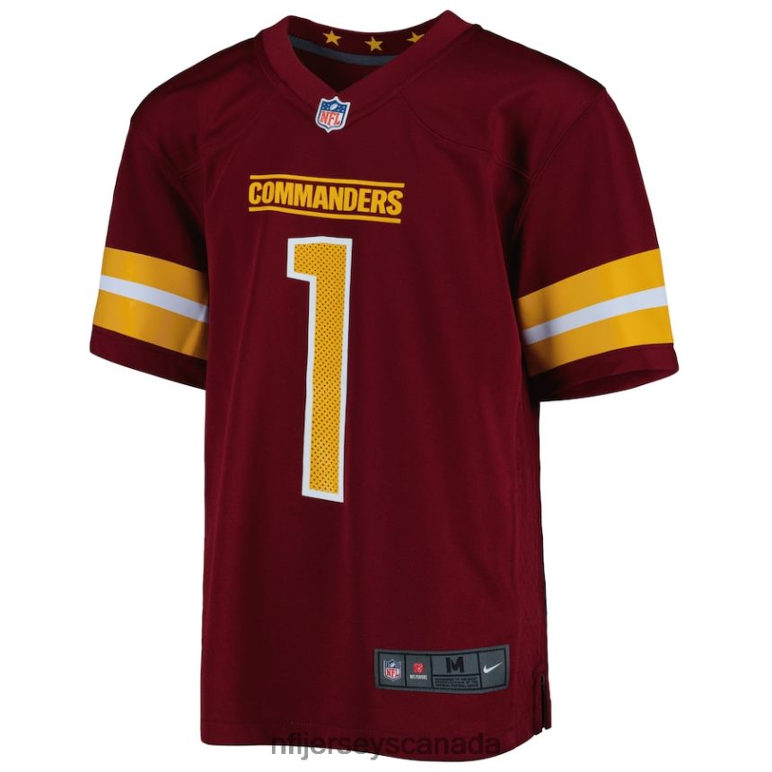 Youth Washington Commanders Jahan Dotson Nike Burgundy Game Jersey Clothing NFL TBXFR62068