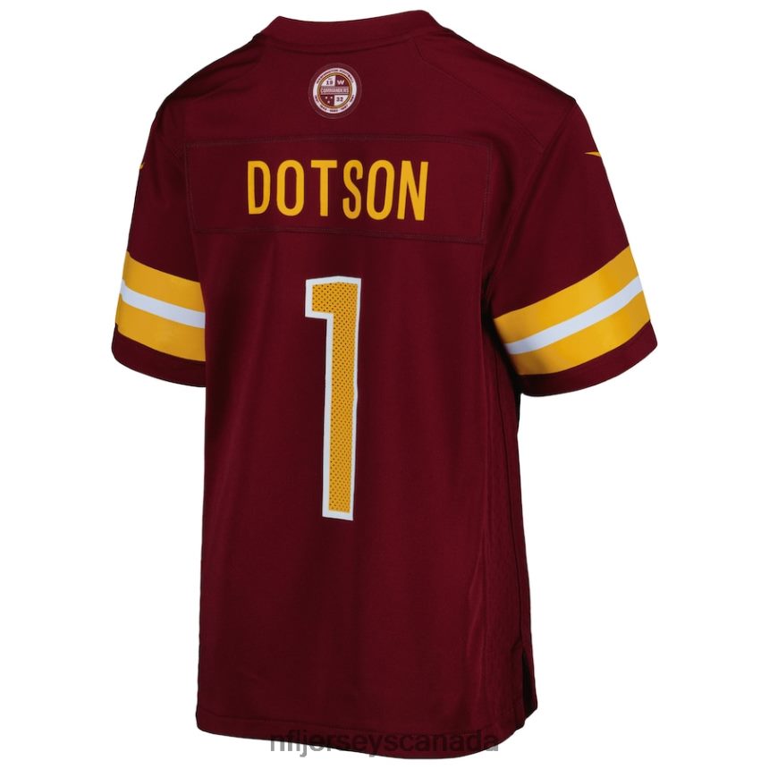 Youth Washington Commanders Jahan Dotson Nike Burgundy Game Jersey Clothing NFL TBXFR62068