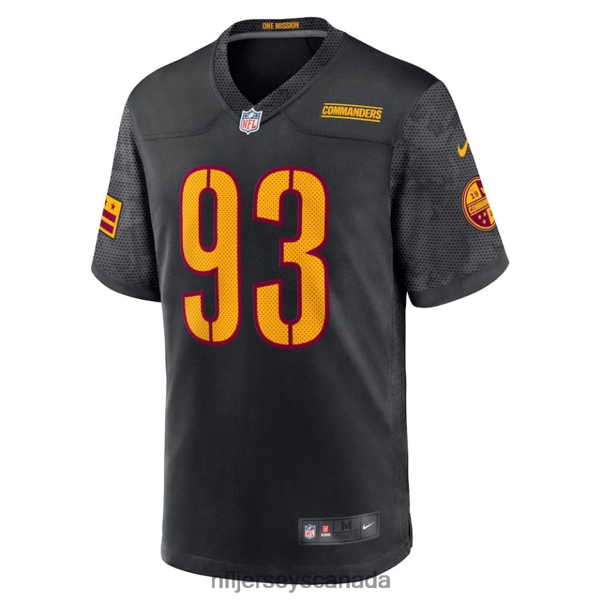 Youth Washington Commanders Jonathan Allen Nike Black Alternate Game Jersey Clothing NFL TBXFR63565