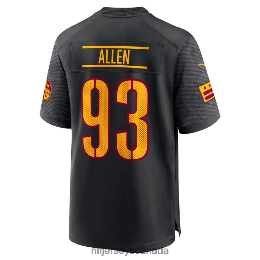 Youth Washington Commanders Jonathan Allen Nike Black Alternate Game Jersey Clothing NFL TBXFR63565