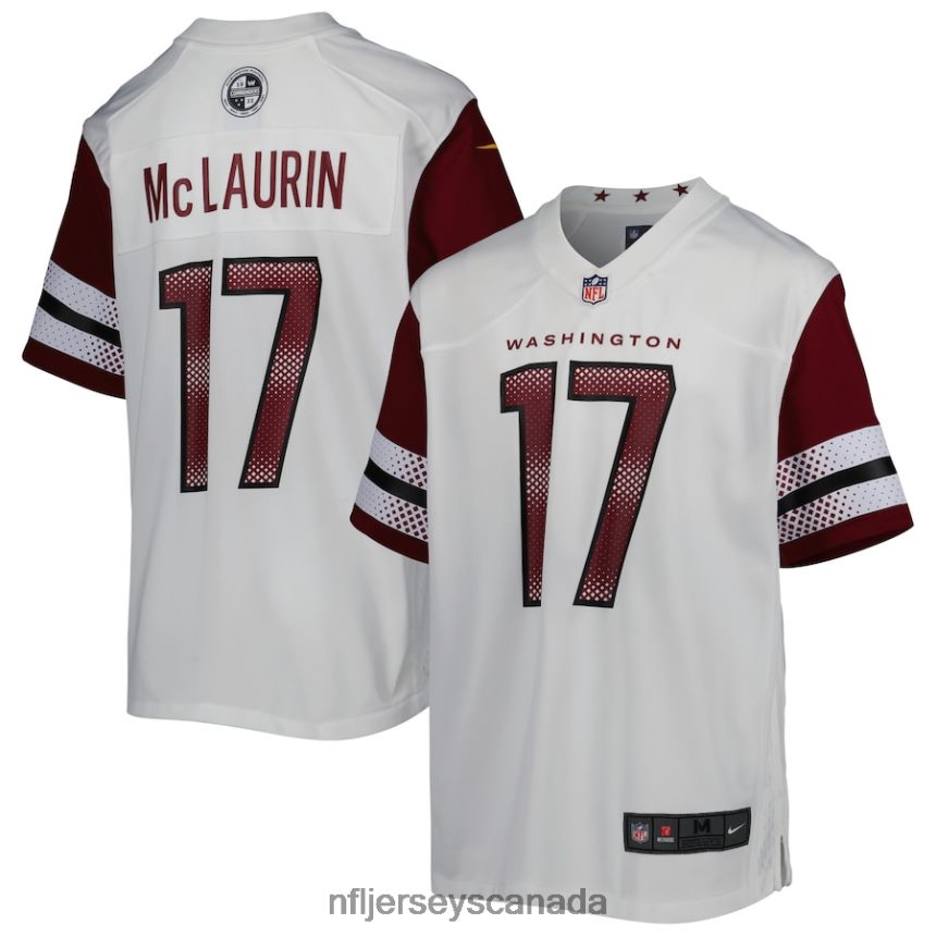 Youth Washington Commanders Terry McLaurin Nike White Game Jersey Clothing NFL TBXFR62067