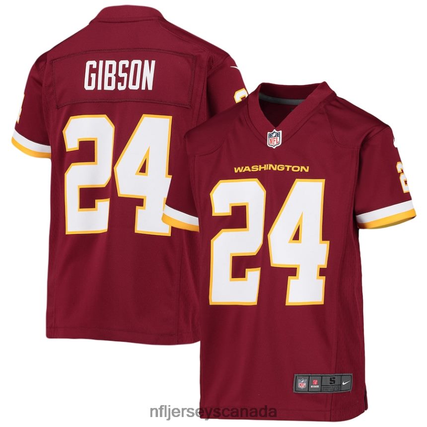 Youth Washington Football Team Antonio Gibson Nike Burgundy Game Jersey Clothing NFL TBXFR63148